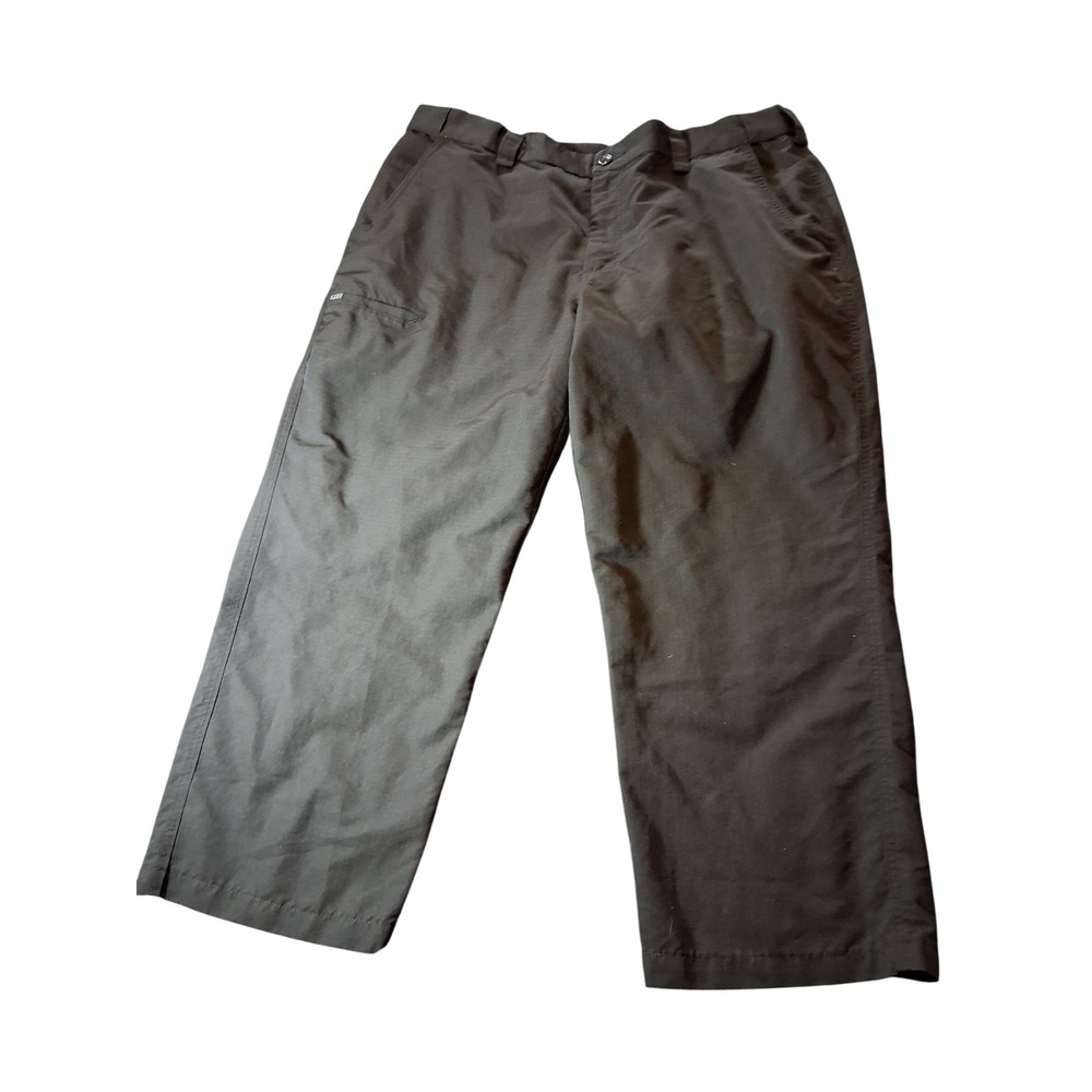 5.11 Tactical Mens Ripstop Cargo Pants Black 40x30 Utility Work Trousers